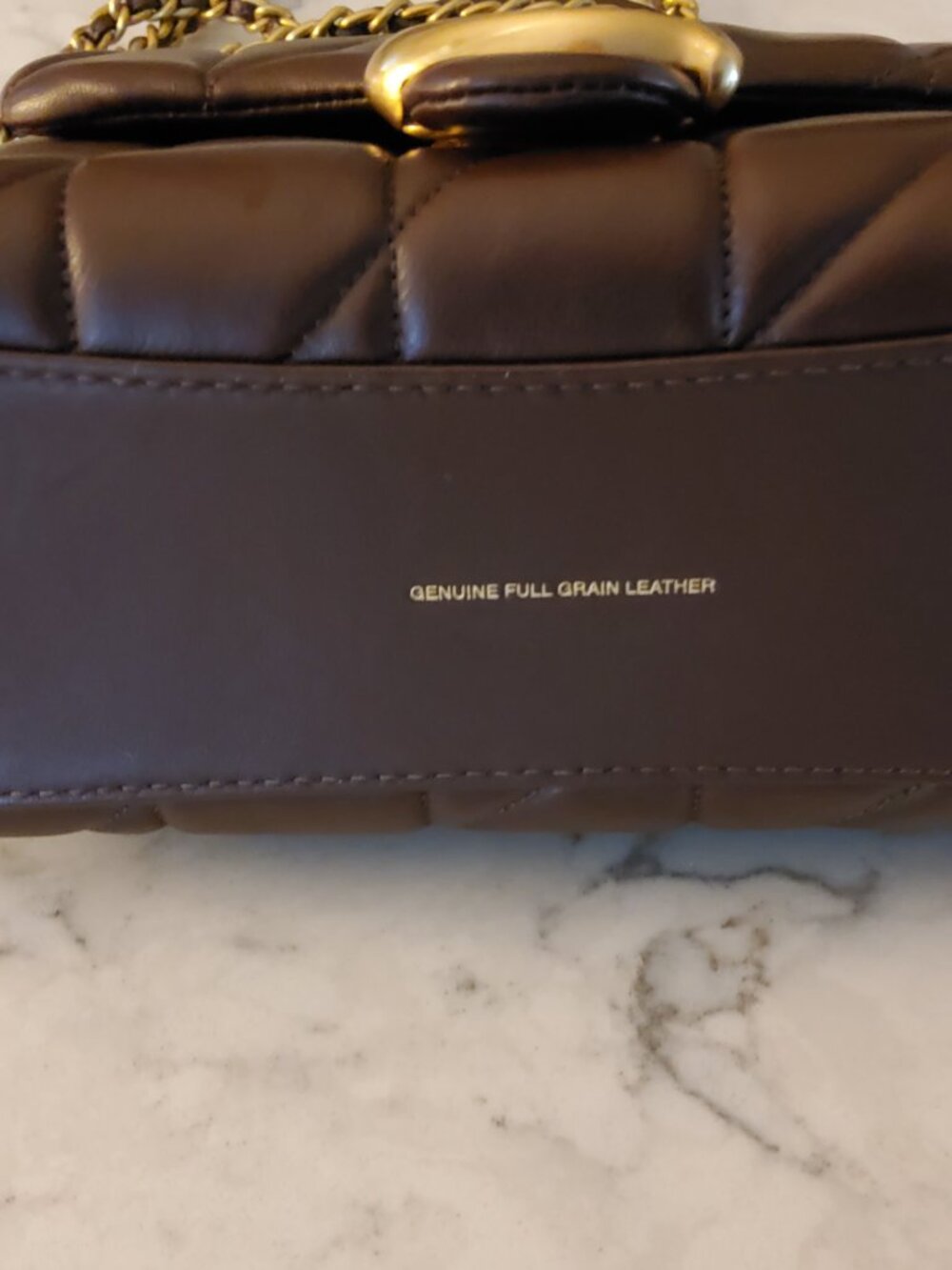 Coach Tabby Mini Quilted Top Handle in Maple CCC12 - Picture 5 of 7